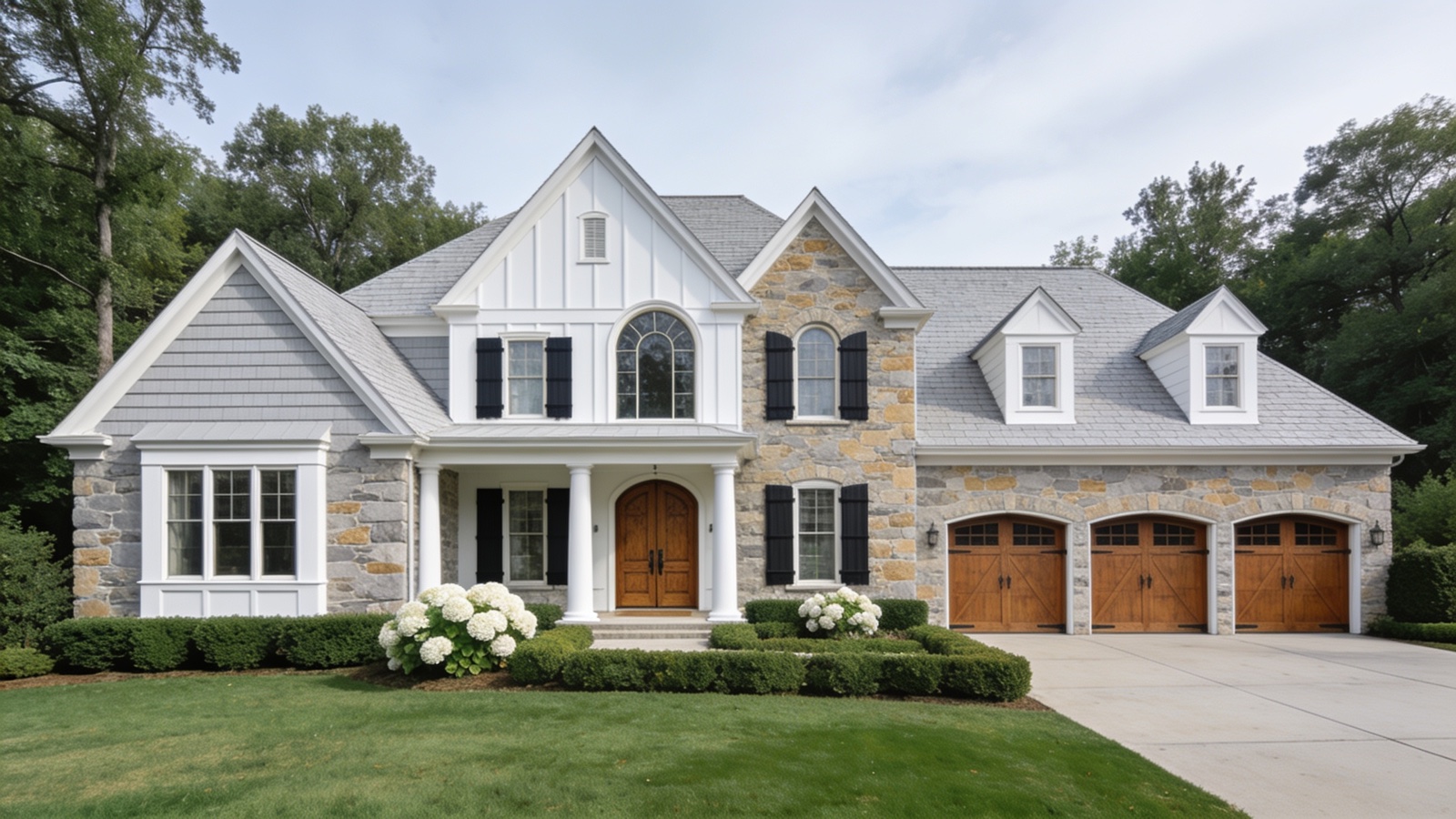 A bright two-story Charlotte living room