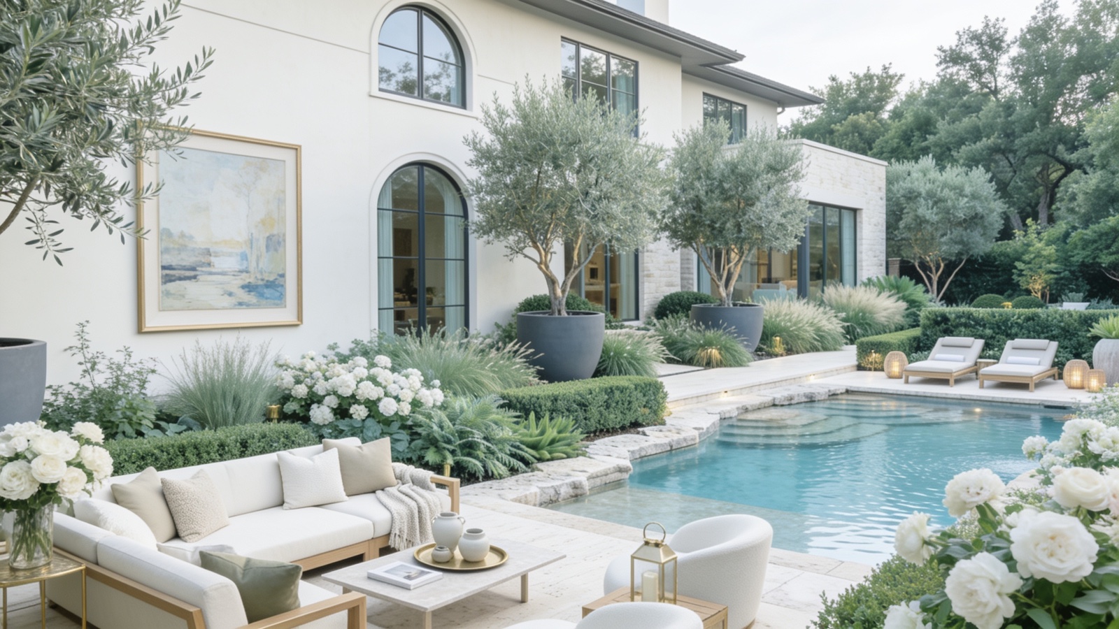 A calm, light-filled Charlotte sunroom